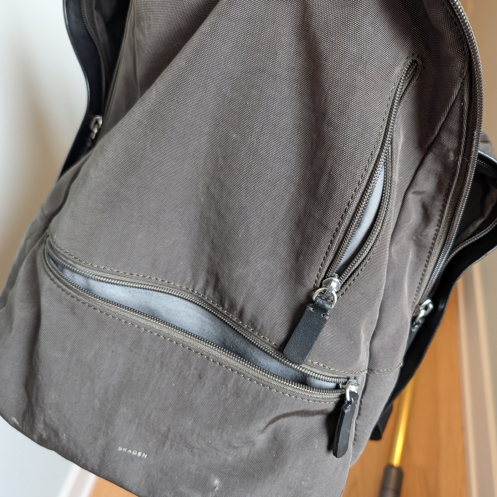Skagen Olive and Black Backpack - Picture 4 of 6